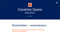 Desktop Screenshot of creativegame.de